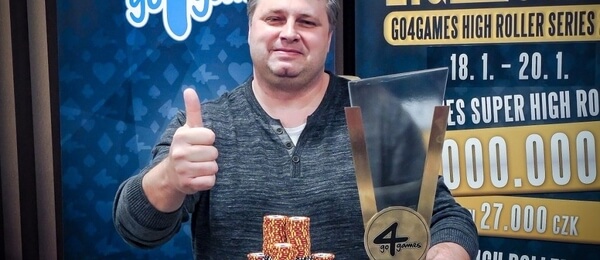 Slavomír Byrtus ovládl lednový Super High Roller