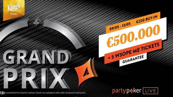 V King's se rozjíždí rekordní PP Grand Prix o €551,750 GTD