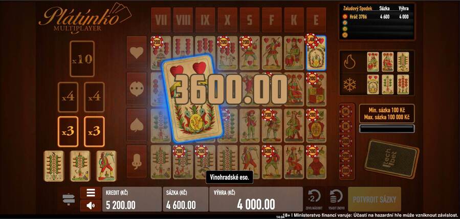 Zahrajte si Plátýnko online