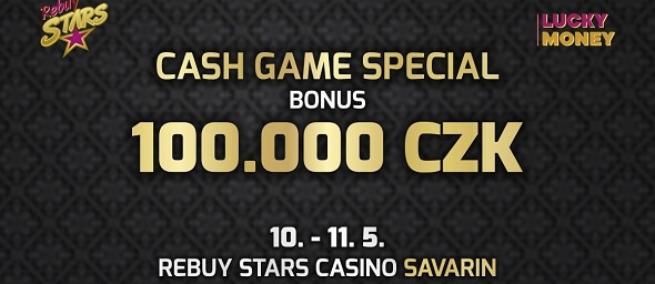 Od pátku jedu v Savarinu víkendová cash game akce s bonusem 100 000 Kč