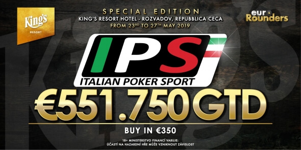 Italian Poker Sport přinese příští týden garanci €551,750