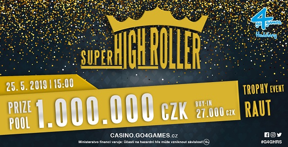 Květnový Super High Roller o 1 000 000 Kč