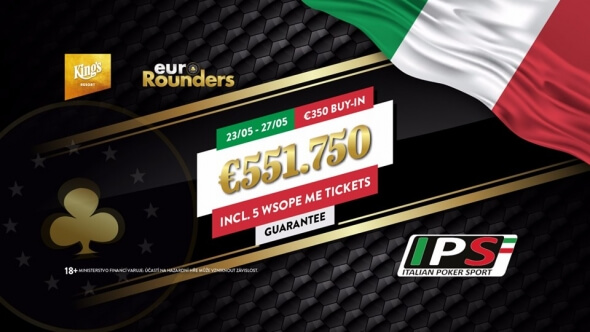 Italian Poker Sport se vrací do King's s dvojnásobnou garancí