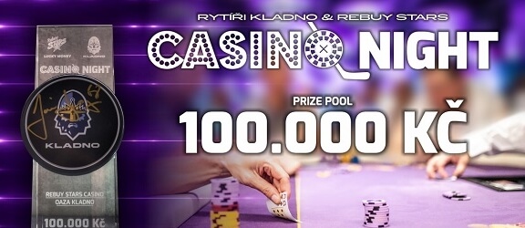 RS Kladno: Casino Night o 100 000 Kč a unikátní trofej