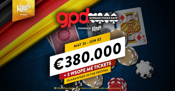 German Poker Days přivážejí do King's garanci přes €400,000