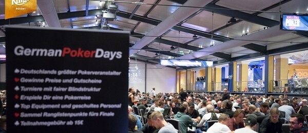 German Poker Days: Petr Hanzal postupuje mezi největšími stacky dne 1B