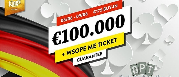 Červen v King's zaháji Deutsche Poker Tour o €110,350 GTD
