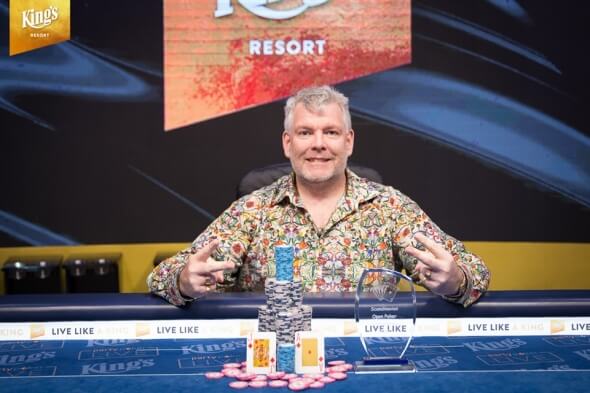 Švéd Per Klas Roland Reevcrona vítězí bez dealu v rozvadovském Scandinavian Open Poker Championship