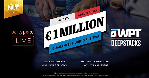 Největší akcí měsíce je WPT Deepstack o více než €1,000,000