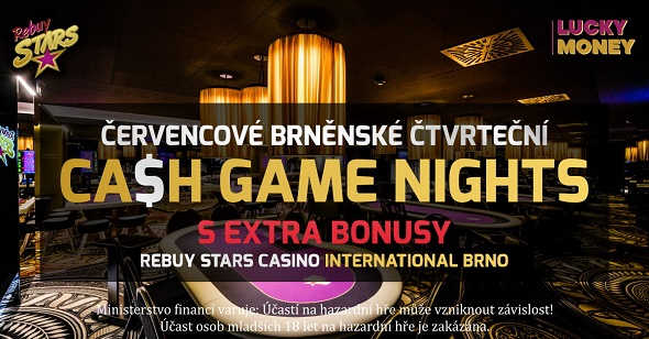 RS Brno: čtvrteční cash game akce s extra bonusy