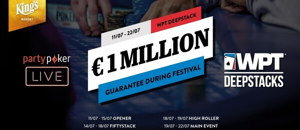Rozvadovský festival WPT DeepStacks rozehraje Opener s garancí €330,900