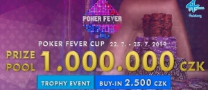 Červencový Poker Fever Cup s garancí 1 000 000 Kč