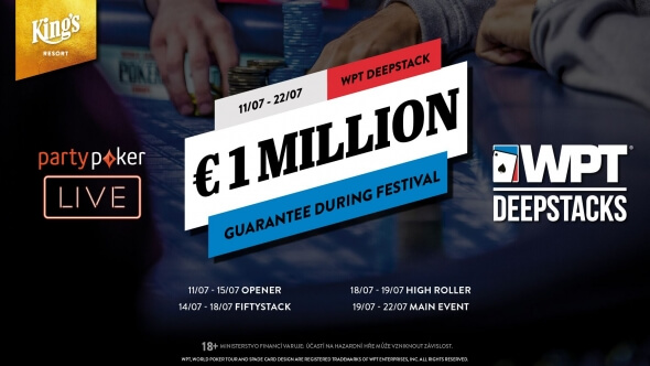 King's: V Main Eventu WPT DeepStacks se bude rozdělovat nejméně €551,500