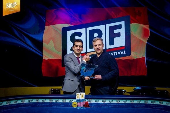 Vítěz zimního vydání Spanish Poker Festivalu Danas Dambrauskas
