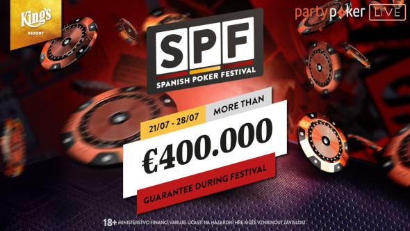 King's: Spanish Poker Festival se vrací s garancí přes €400,000