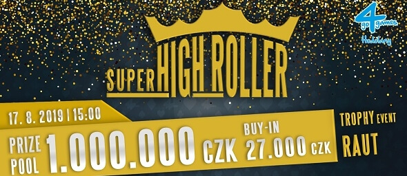 Obří Super High Roller nabídne v srpnu 1 000 000 Kč