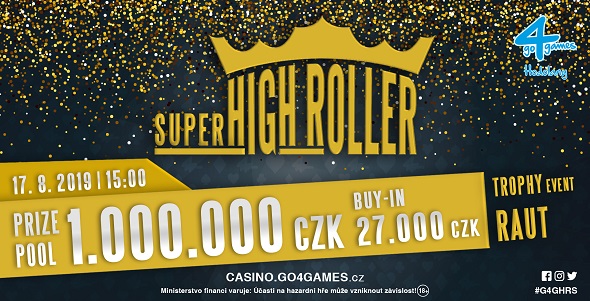 Obří Super High Roller nabídne v srpnu 1 000 000 Kč