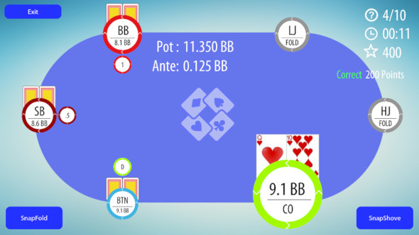 Pokerové aplikace pro chytré telefony – SnapShove