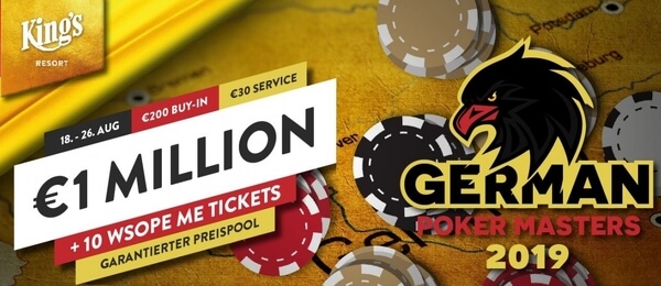 Další rekord v King's? German Poker Masters čeká 7 tisíc registrací