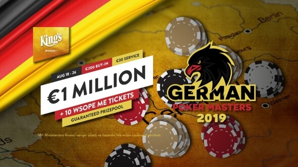 Další rekord v King's? V German Poker Masters se očekává 7 tisíc entries