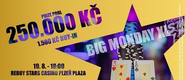 RS Plzeň: nastartujte týden Big Monday XL o 250 000 Kč