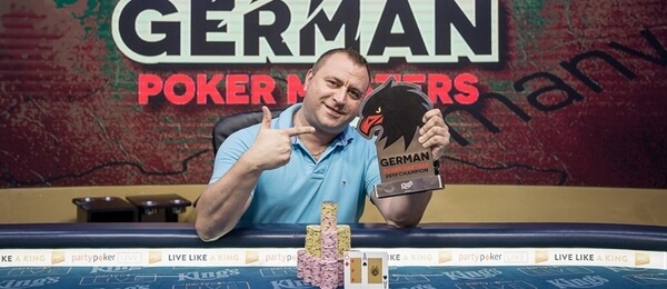  Jan Krnáč je šampionem rekordního German Poker Masters