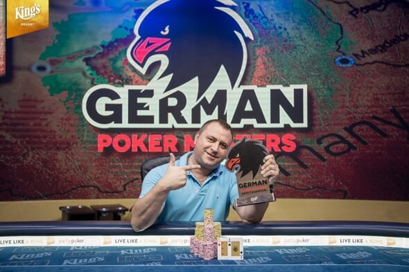 Jan Krnáč je šampionem rekordního German Poker Masters