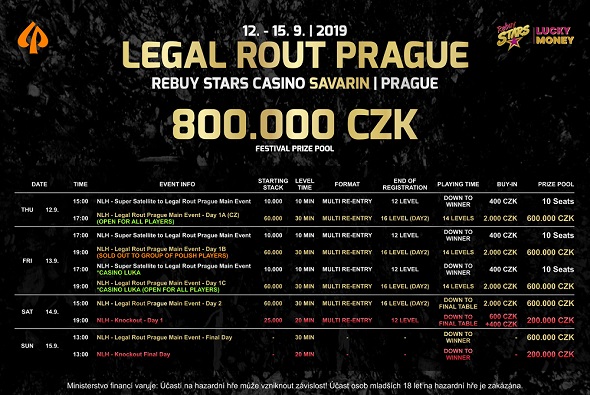 Legal Rout o 800 000 Kč - září 2019