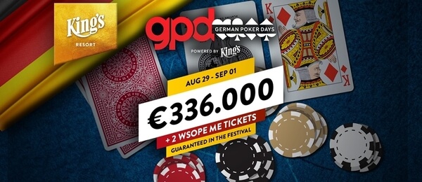 German Poker Days se vrací do King's s garancí €336,000