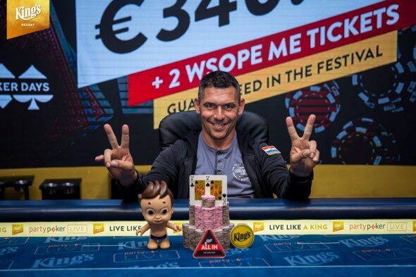 Vítěz German Poker Days Drazen Mlinac