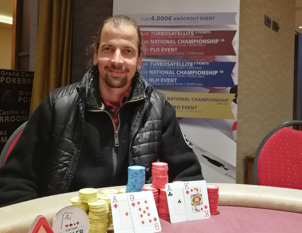 Miroslav Šíma vítězí v jednodenním No Limit Hold'emu