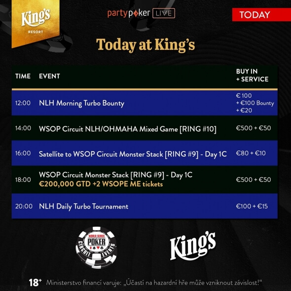 Úterní program v King's
