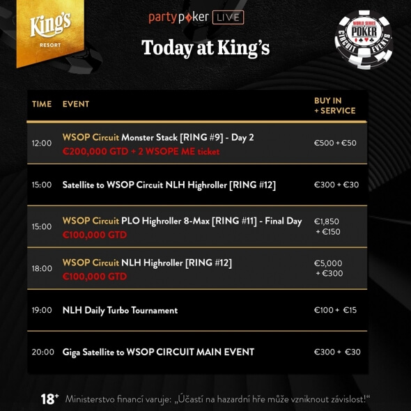 Čtvrteční program v King's