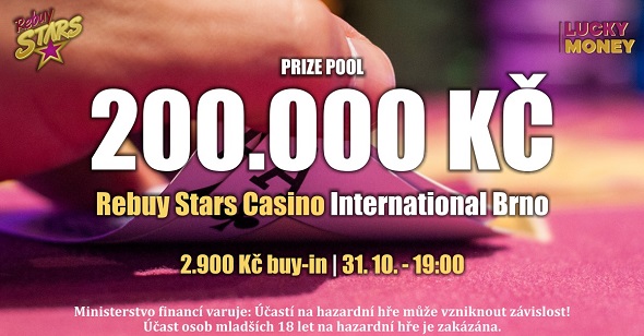 Ukončete měsíc v brněnském Rebuy Stars turnajem o 200 000 Kč