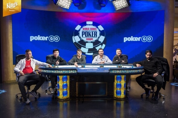 Finálový stůl Main Eventu WSOPE