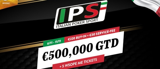 Italian Poker Sport se vrací do King's s garancí €551,750