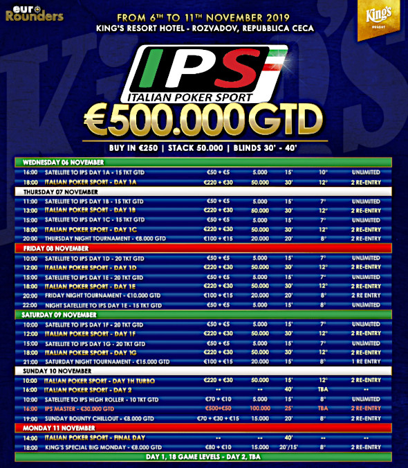 Program Italian Poker Sport