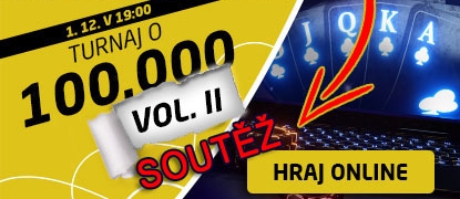 Listopadová soutěž #1 do turnaje na Synot Tip Pokeru o 100,000 Kč