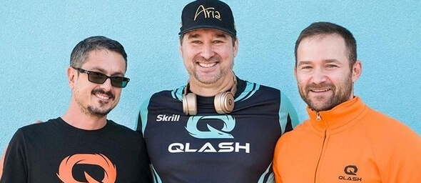 Phil Hellmuth investoval peníze do e-sport týmu, který založili dva bývalí pokeroví hráči Luca Pagano (vlevo) a Eugene Katchalov (vpravo).