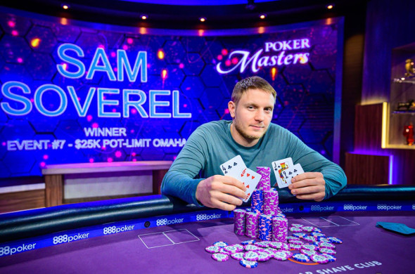 Soverel vítězí ve $25k PLO Poker Masters a předhání Kornutha