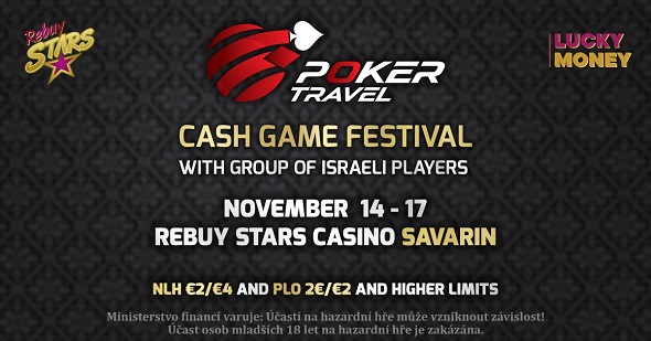 Listopadová Poker Travel v Savarinu se zástupem Izraelců