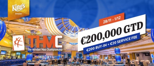 King's: Premiérový Hendon Mob Championship s garancí €200,000