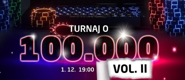 Naskočte do druhého vydání velkého turnaje na herně SYNOT TIP Poker. Garance je pěkných 100,000 Kč!