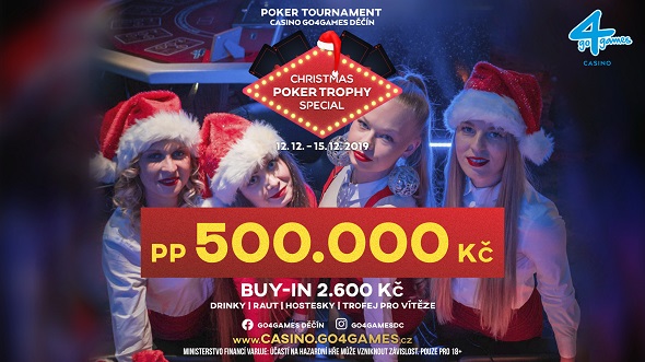 G4G Děčín: Christmas Poker Trophy o 500 000 Kč