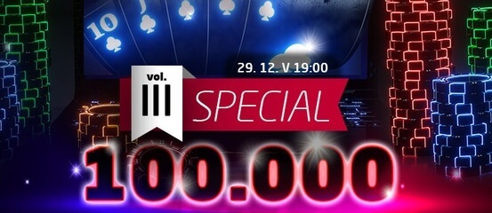 Online turnaj SYNOT TIP Poker SPECIAL VOL. III – 100,000 Kč GTD.