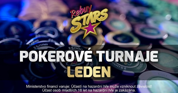 Lednové turnaje v Rebuy Stars zahřejí vaši pěněženku