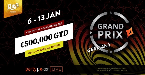 Německé vydání Party Poker Grand Prix přiváží €500,000