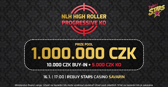 RS Savarin: NLH High Roller Bounty o 1 000 000 Kč už zítra
