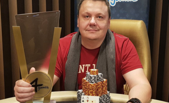 René Sirý vítězí v lednovém Go4Games Super High Rolleru