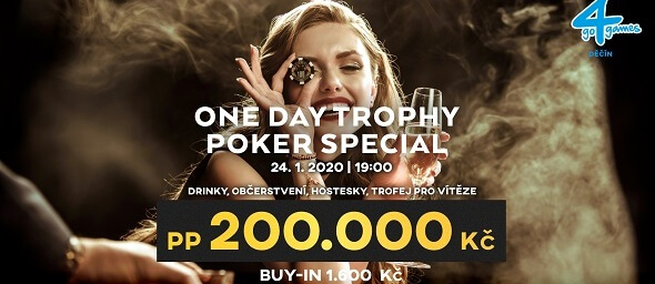 Novinka One Day January Poker Trophy Special v lednu o 200 000 Kč